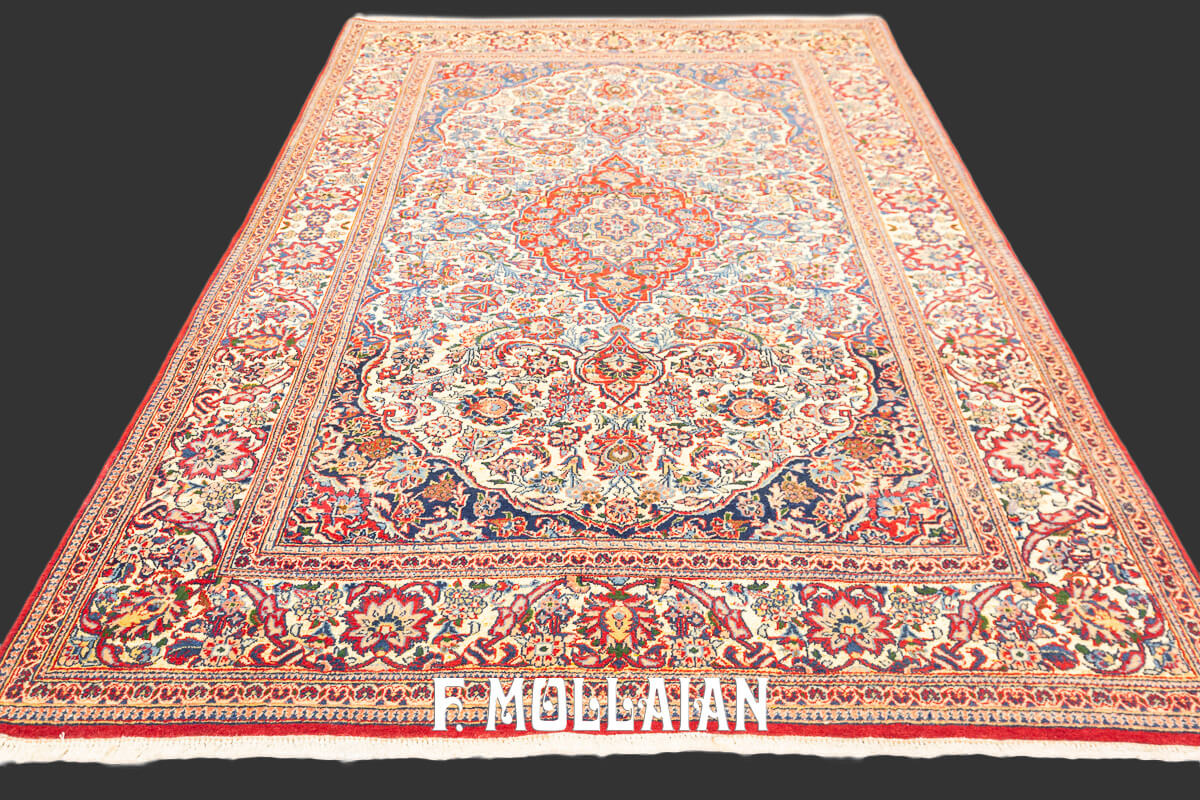 Kashan Rug Kurk Part Silk A. n°:430668